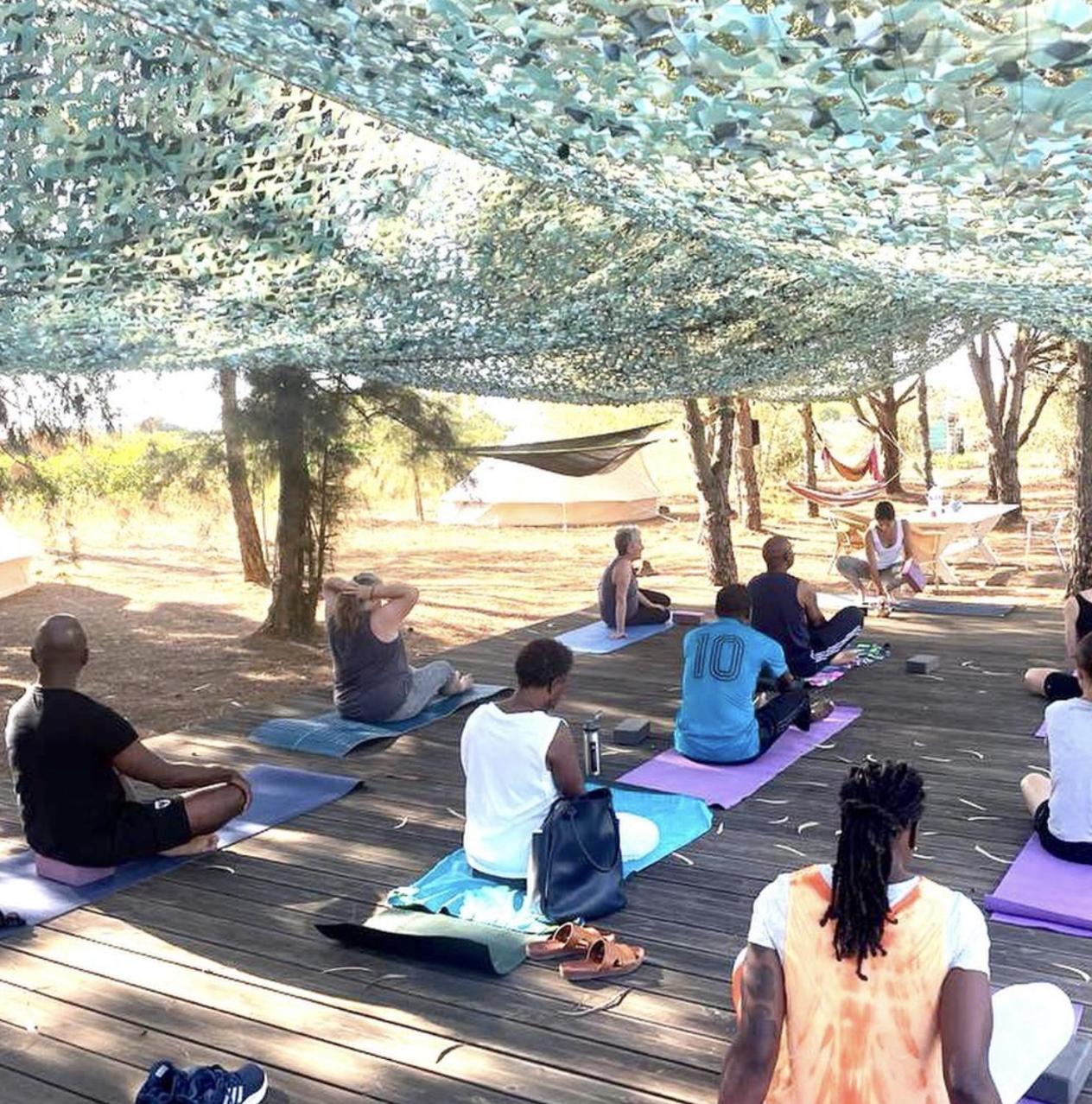 Glamping On Organic Yoga Farm With Natural Swimming Pool Near Beach มอนคาราปาโช ภายนอก รูปภาพ