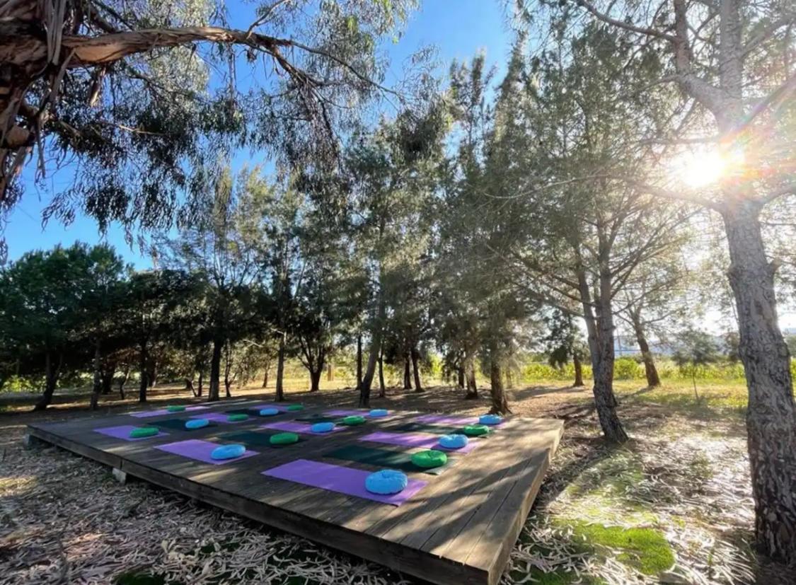 Glamping On Organic Yoga Farm With Natural Swimming Pool Near Beach มอนคาราปาโช ภายนอก รูปภาพ