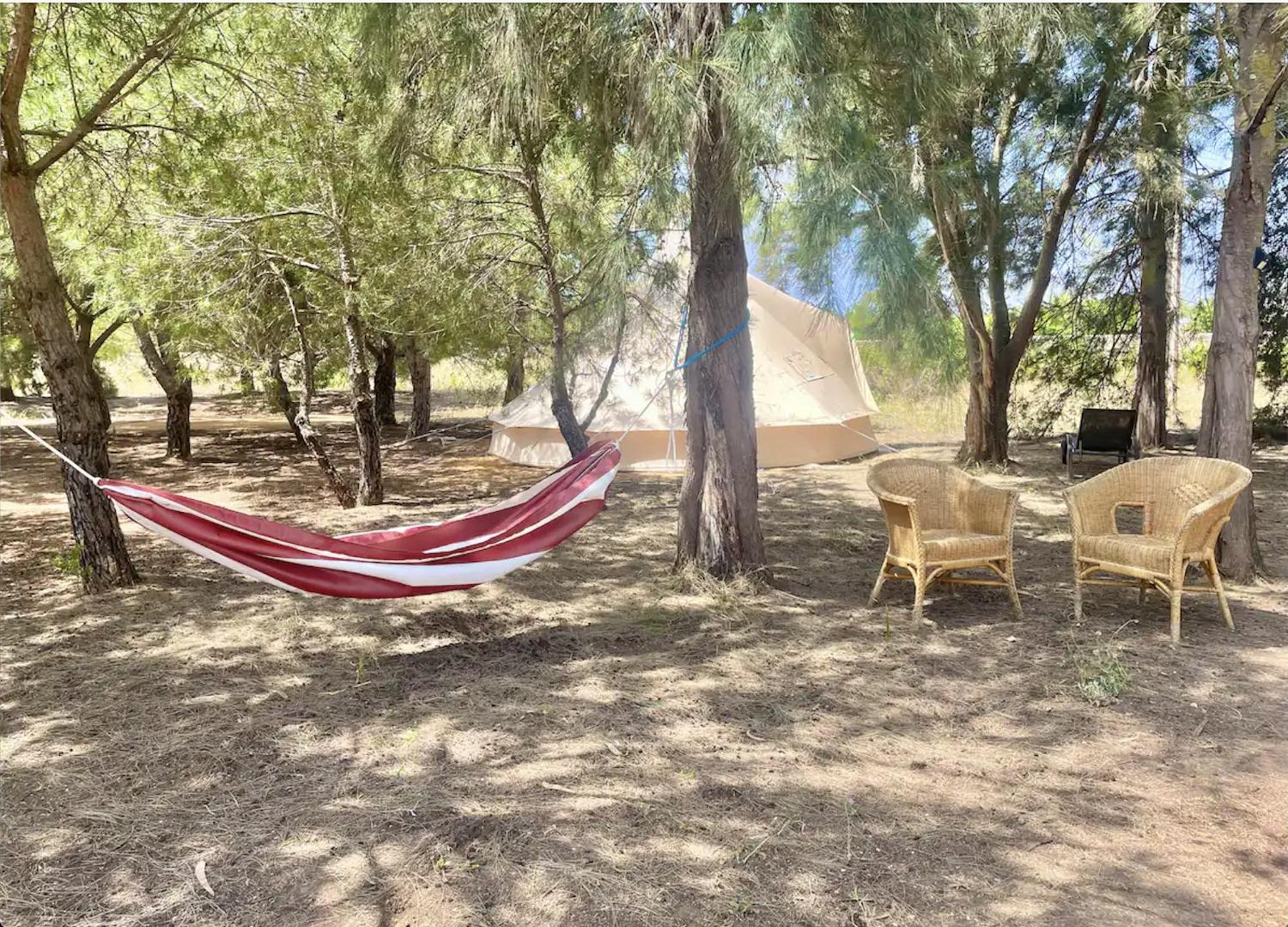 Glamping On Organic Yoga Farm With Natural Swimming Pool Near Beach มอนคาราปาโช ภายนอก รูปภาพ
